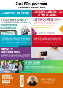 La newsletter de mai est dispo' !