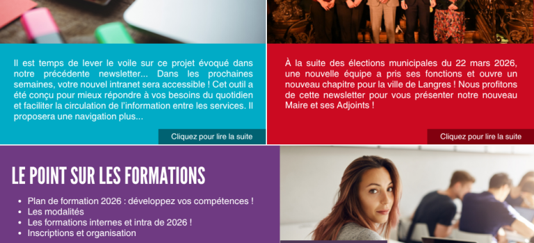 Newsletter « C&rsquo;est f@it pour vous »