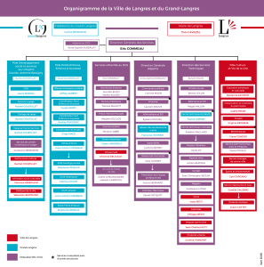 Organigramme des services
