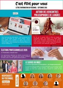 Newsletter "C'est f@it pour vous"